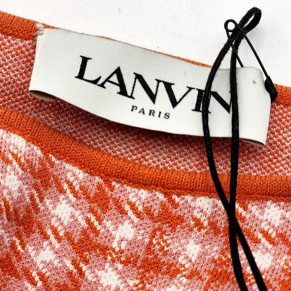 LANVIN Houndstooth Sheath Dress Size Medium NWT MSRP $2,030 - Picture 15 of 17